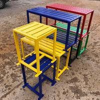 Металевий садовий Loft ( стілець табуретка, лавка, стіл) 