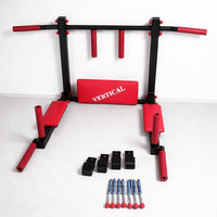 Турник-брусья 5в1  (black-red) Разборной